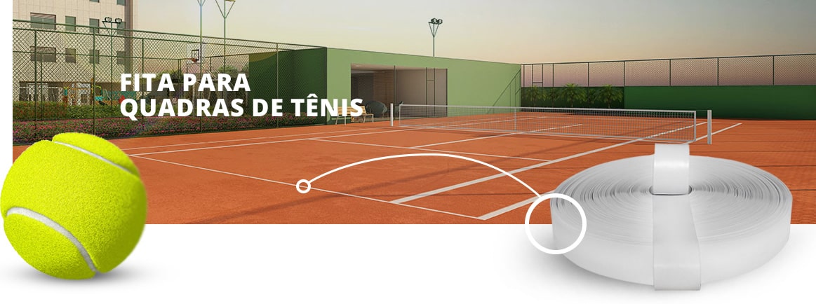 Fita para Quadra de Tênis Fita para Quadra de Tênis