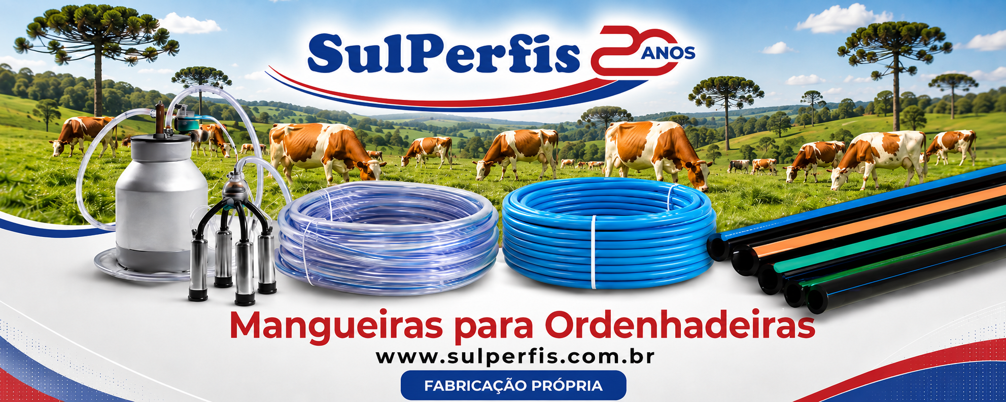MANGUEIRAS PARA SISTEMA DE ORDENHADEIRAS