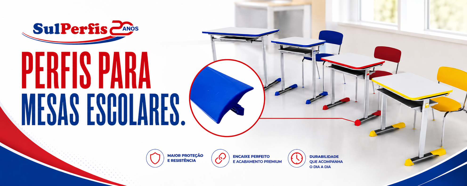 PERFIS PARA MESAS ESCOLARES